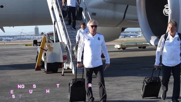 Karim Benzema joins Real Madrid team in Los Angeles
